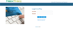Desktop Screenshot of billpay.nextraq.com
